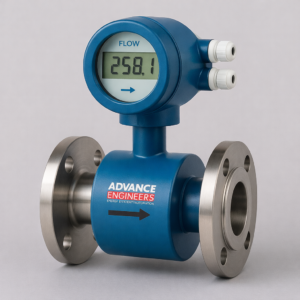 Electromagnetic flow meter for industrial water and process applications