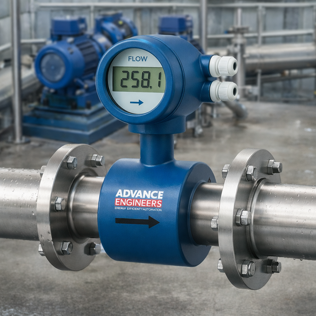 Flow Meter Installation on Pipeline