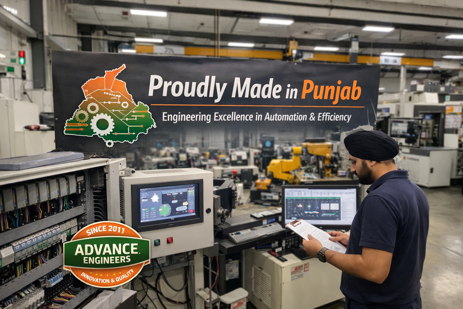 Industrial Manufacturing in Punjab India - Advance Engineers Facility